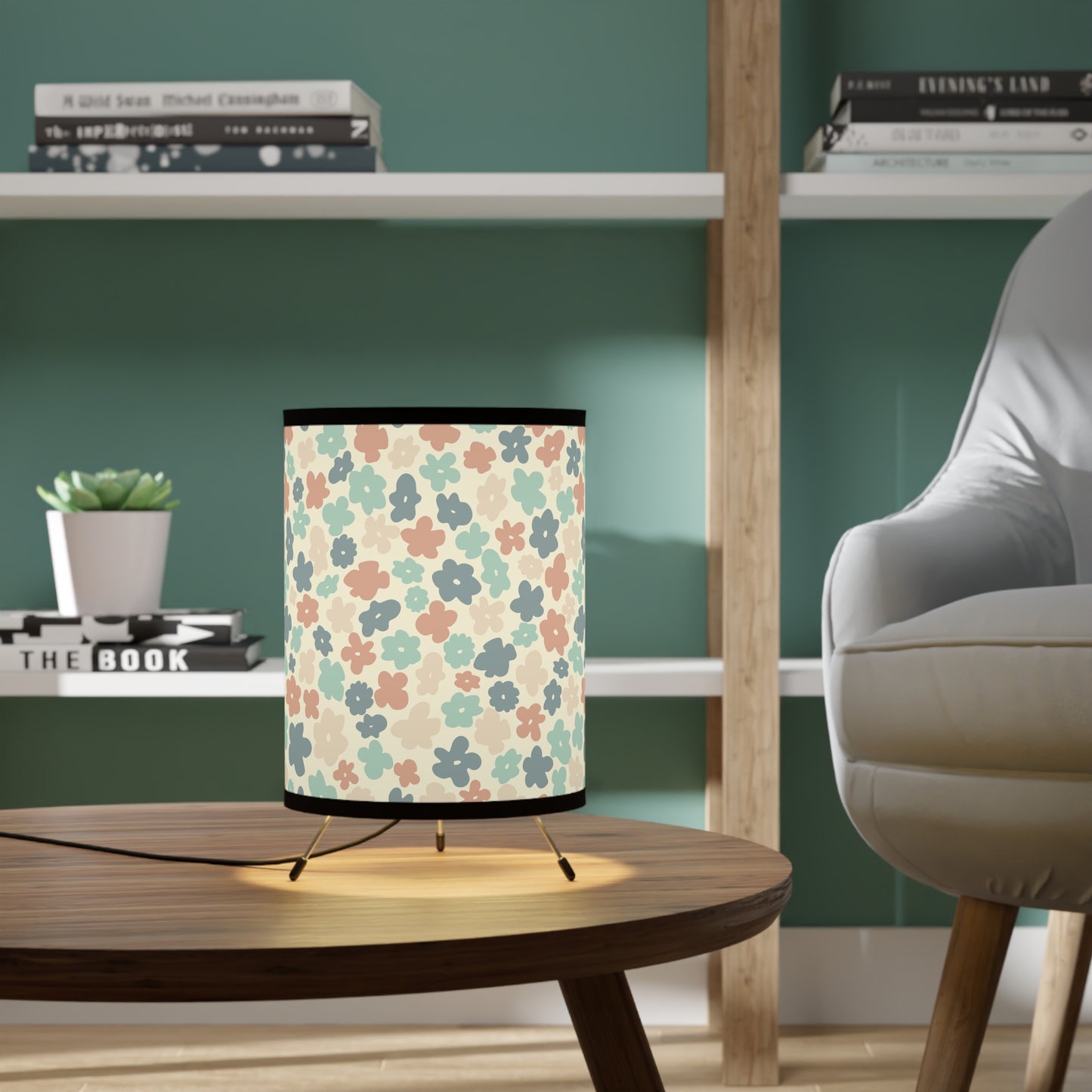 Floral Cute Tripod Lamp