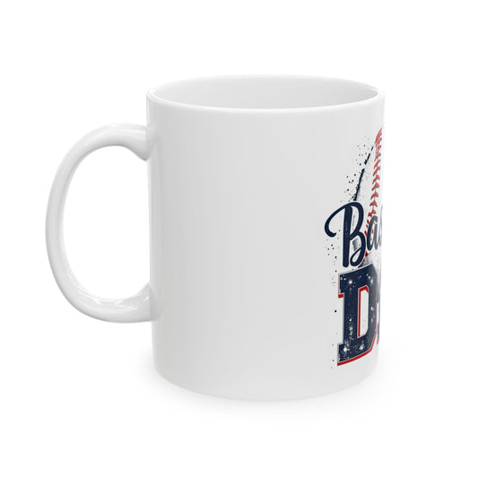 Baseball Dad Ceramic Mug - Perfect Gift for Sports Lovers Dads