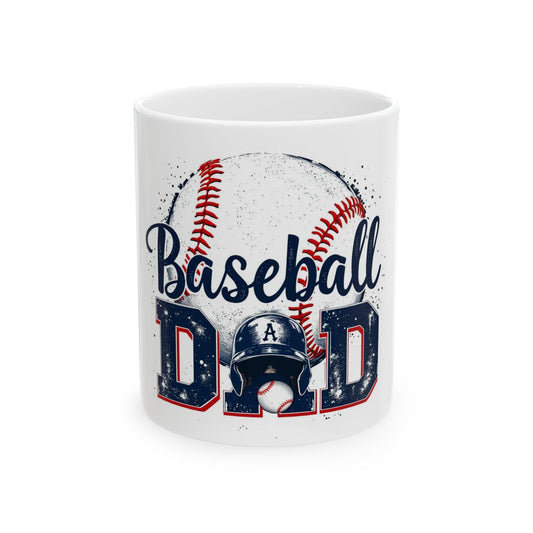 Baseball Dad Ceramic Mug - Perfect Gift for Sports Lovers Dads